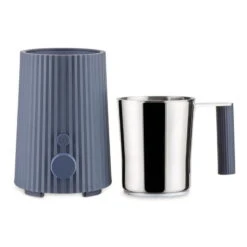 Alessi Plissé Milk Frother, Grey -Kitchen Utensils Sale 0006 MDL13 G 02 A4 3500pxl