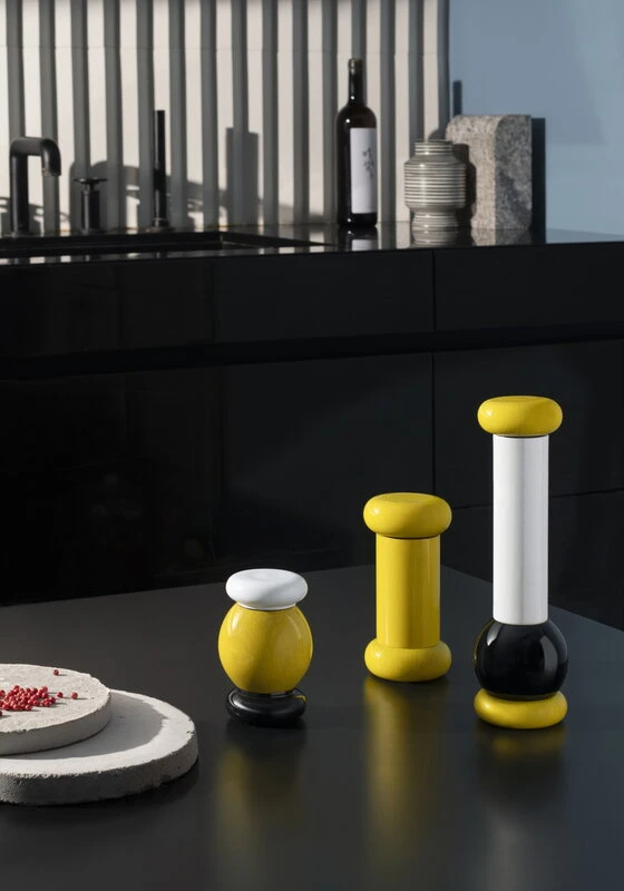 Alessi Sottsass Grinder, Medium, Yellow 6 Alessi Sottsass Grinder, Medium, Yellow - Image 4