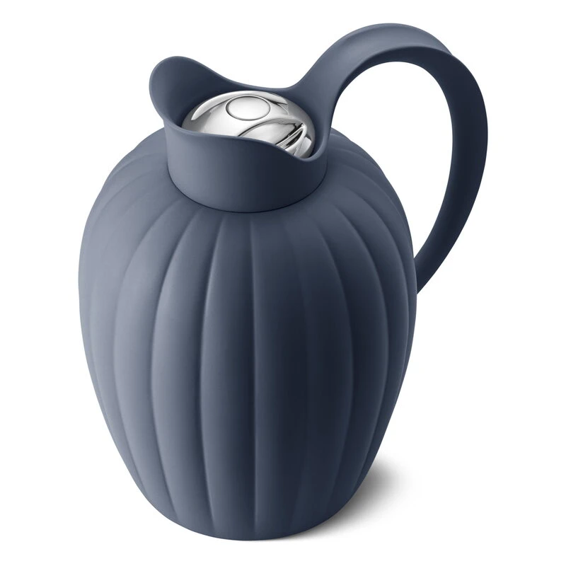 Georg Jensen Bernadotte Thermo Jug, 1 L, Dusk Blue 4 Georg Jensen Bernadotte Thermo Jug, 1 L, Dusk Blue - Image 2