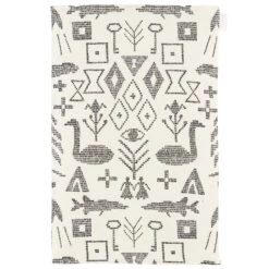 Saana Ja Olli Maailman Synty Tea Towel/placemat, Large, White