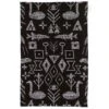 Saana Ja Olli Maailman Synty Tea Towel/placemat, Large, Black