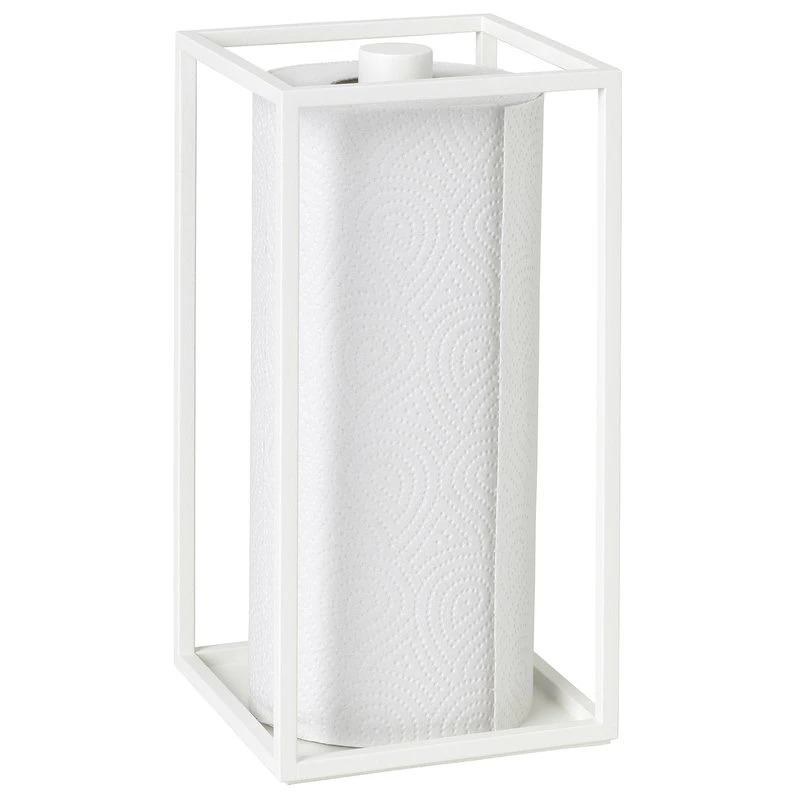 By Lassen Kubus Roll'in Kitchen Paper Holder, White 3 By Lassen Kubus Roll'in Kitchen Paper Holder, White