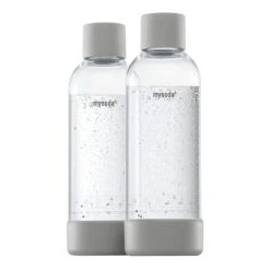 Mysoda Water Bottle 1 L, 2 Pcs, Grey