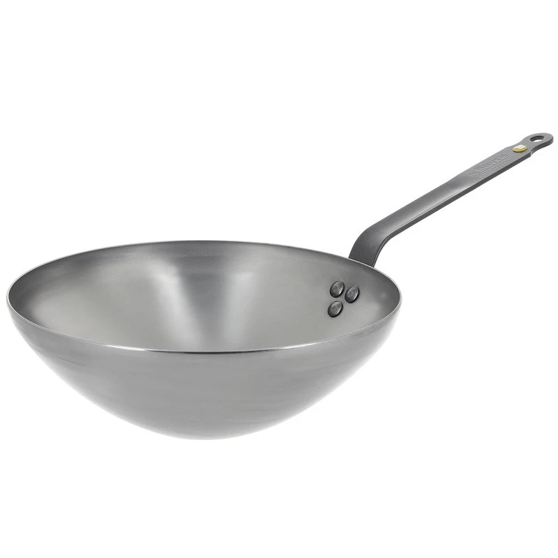 De Buyer Mineral B Wok Pan 28 Cm 3 De Buyer Mineral B Wok Pan 28 Cm
