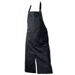 The Organic Company Apron With Pocket, Black