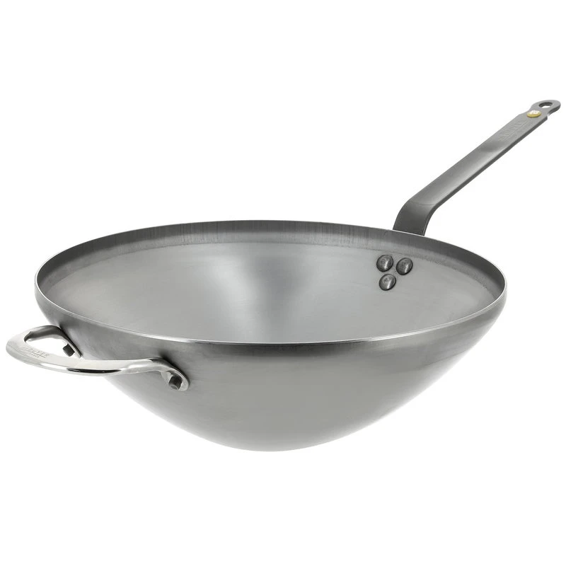 De Buyer Mineral B Wok Pan 32 Cm 3 De Buyer Mineral B Wok Pan 32 Cm