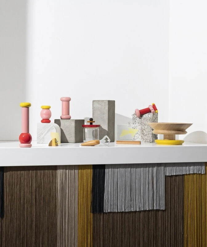 Alessi Sottsass Grinder, Small, Pink - Yellow - Red 8 Alessi Sottsass Grinder, Small, Pink - Yellow - Red - Image 6