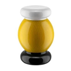 Alessi Sottsass Grinder, Small, Yellow - White - Black