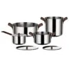 Alessi Edo Cookware Set, 4 Pots With 3 Lids 1 Alessi Edo Cookware Set, 4 Pots With 3 Lids -Kitchen Utensils Sale 1Alessi Edo EK