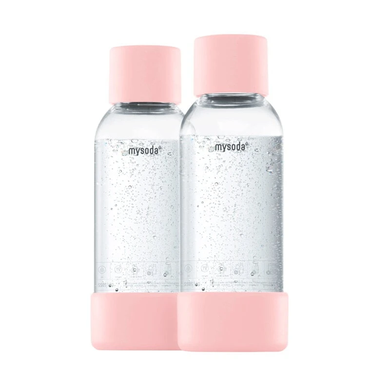 Mysoda Water Bottle 0,5 L, 2 Pcs, Pink 3 Mysoda Water Bottle 0,5 L, 2 Pcs, Pink