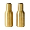 MENU Bottle Grinder, 2 Pcs, Brushed Brass - Walnut -Kitchen Utensils Sale 2095Menu 19 isoTH