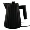 Alessi Plissé Electric Kettle 1 L, Black -Kitchen Utensils Sale 224Alessi isoTH