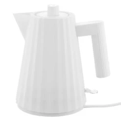Alessi Plissé Electric Kettle 1 L, White