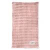 The Organic Company Big Waffle Kitchen And Wash Cloth, Pale Rose
