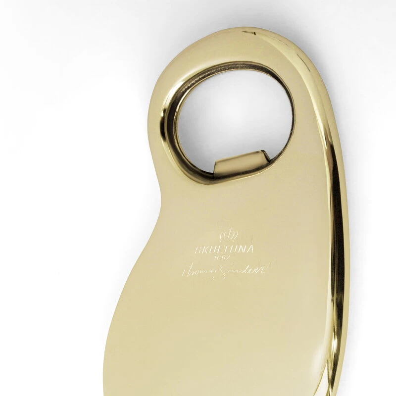 Skultuna Barbara Bottle Opener, Brass 4 Skultuna Barbara Bottle Opener, Brass - Image 2