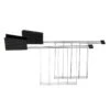 Alessi Plissé Toaster Rack, Black