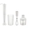 Alessi Plissé Hand Blender With Whisk And Chopper, White -Kitchen Utensils Sale 317Alessi AK