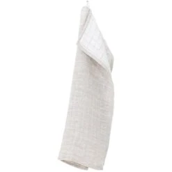 Lapuan Kankurit Lastu Tea Towel, White - Linen