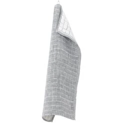 Lapuan Kankurit Lastu Tea Towel, White - Grey