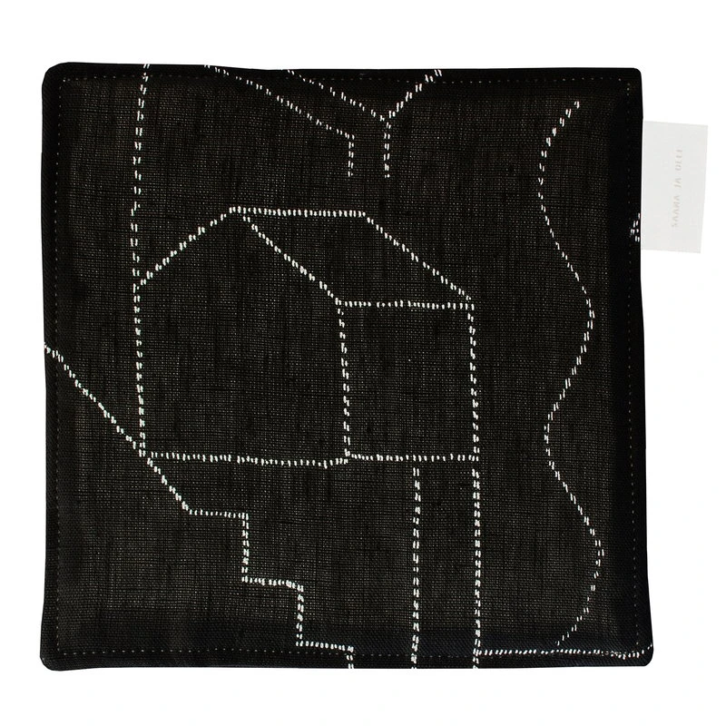 Saana Ja Olli Unien Talo Pot Holder/trivet, Black 3 Saana Ja Olli Unien Talo Pot Holder/trivet, Black