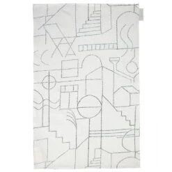 Saana Ja Olli Unien Talo Tea Towel/placemat, White