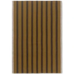 Ferm LIVING Hale Tea Towel, Sugar Kelp - Black