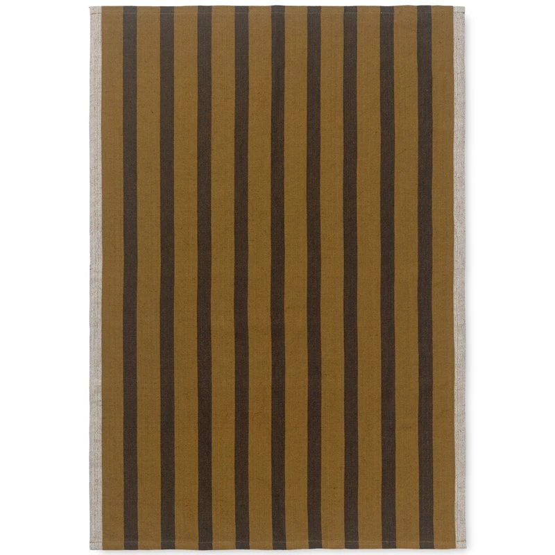 Ferm LIVING Hale Tea Towel, Sugar Kelp - Black 3 Ferm LIVING Hale Tea Towel, Sugar Kelp - Black