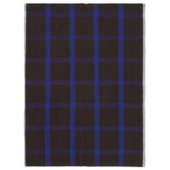 Ferm LIVING Hale Tea Towel, Brown - Blue