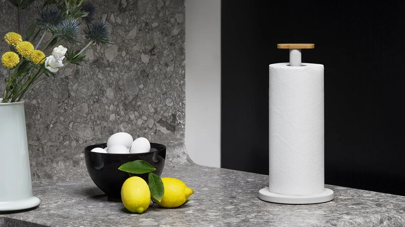 Alessi Mattina Kitchen Roll Holder, Grey 7 Alessi Mattina Kitchen Roll Holder, Grey - Image 5