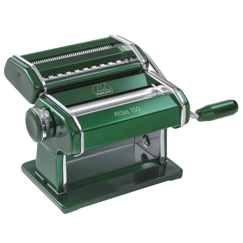 Marcato Atlas 150 Pasta Maker, Green 3 Marcato Atlas 150 Pasta Maker, Green