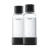 Mysoda Water Bottle 0,5 L, 2 Pcs, Black