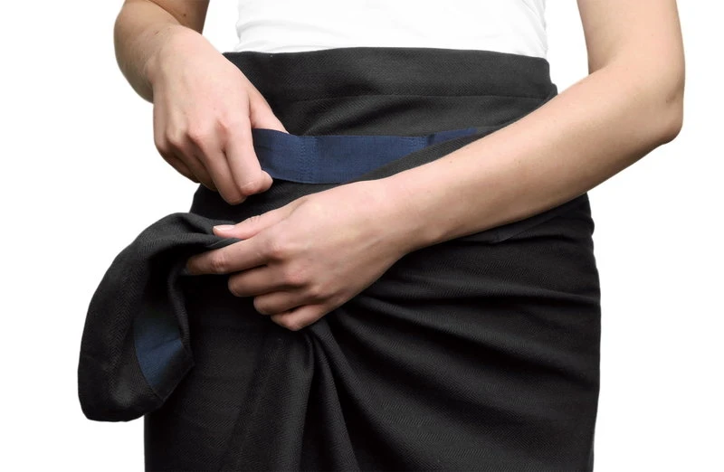 The Organic Company Giant Kitchen Towel/apron, Dark Grey 4 The Organic Company Giant Kitchen Towel/apron, Dark Grey - Image 2