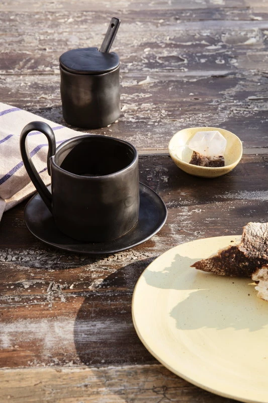 Ferm LIVING Flow Jam Jar With Spoon, Black 7 Ferm LIVING Flow Jam Jar With Spoon, Black - Image 5