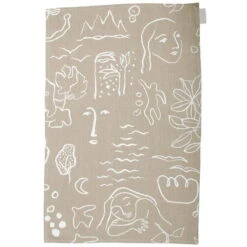Saana Ja Olli Onnenmaa Tea Towel/placemat, Beige