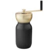 Stelton Collar Coffee Grinder, Black - Brass