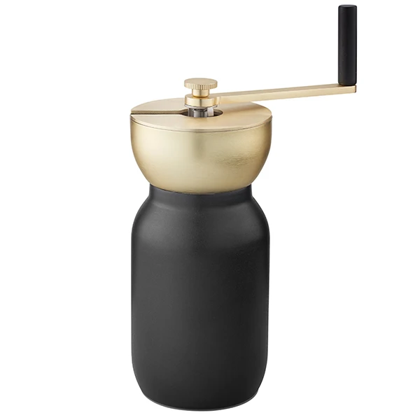 Stelton Collar Coffee Grinder, Black - Brass 3 Stelton Collar Coffee Grinder, Black - Brass