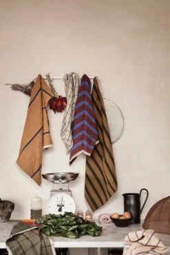 Ferm LIVING Hale Tea Towel, Sand - Black 13 Ferm LIVING Hale Tea Towel, Sand - Black -Kitchen Utensils Sale 96 1783 1