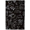 Saana Ja Olli Onnenmaa Tea Towel/placemat, Black