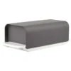 Alessi Mattina Butter Dish, Dark Grey 2 Alessi Mattina Butter Dish, Dark Grey -Kitchen Utensils Sale ALBG04 DG