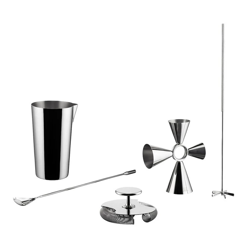 Alessi The Tending Box Mixing Kit, Set Of 5, Stainless Steel 3 Alessi The Tending Box Mixing Kit, Set Of 5, Stainless Steel