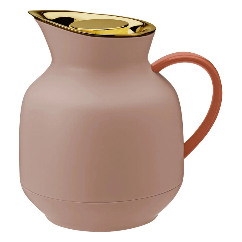 Stelton Amphora Vacuum Jug For Tea, 1 L, Soft Peach 3 Stelton Amphora Vacuum Jug For Tea, 1 L, Soft Peach
