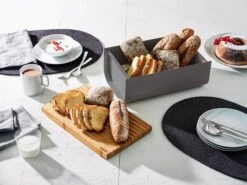 Alessi Mattina Breadbox, Dark Grey 7 Alessi Mattina Breadbox, Dark Grey -Kitchen Utensils Sale BG03 DG amb 1