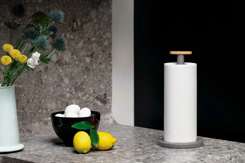 Alessi Mattina Kitchen Roll Holder, Dark Grey 5 Alessi Mattina Kitchen Roll Holder, Dark Grey - Image 3