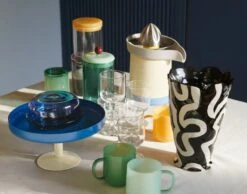 HAY Glass Jar, S, Jade Green 8 HAY Glass Jar, S, Jade Green -Kitchen Utensils Sale Borosilicate Mug Sowden Juicer Tavern Glass Borosilicate Jar Display Food Stand 2 in 1 Serving Set Jessica Hans Shadow Vase