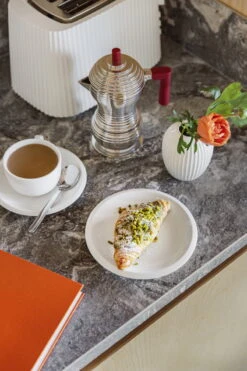 Alessi Plissé Toaster, White -Kitchen Utensils Sale FDS ruoka Alessi8