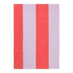 Ferm LIVING Hale Tea Towel, Red - Lilac