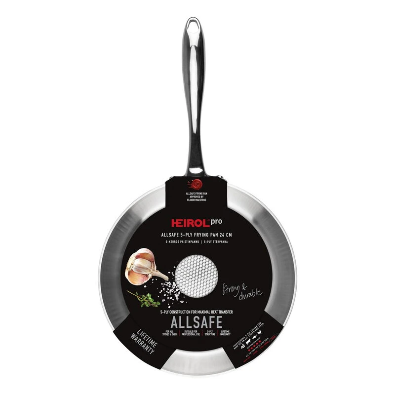 Heirol Allsafe Pro Frying Pan, 24 Cm 7 Heirol Allsafe Pro Frying Pan, 24 Cm - Image 5