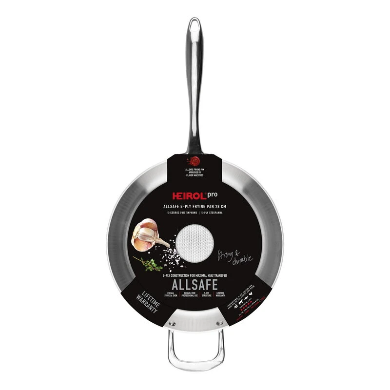 Heirol Allsafe Pro Frying Pan, 28 Cm 4 Heirol Allsafe Pro Frying Pan, 28 Cm - Image 2