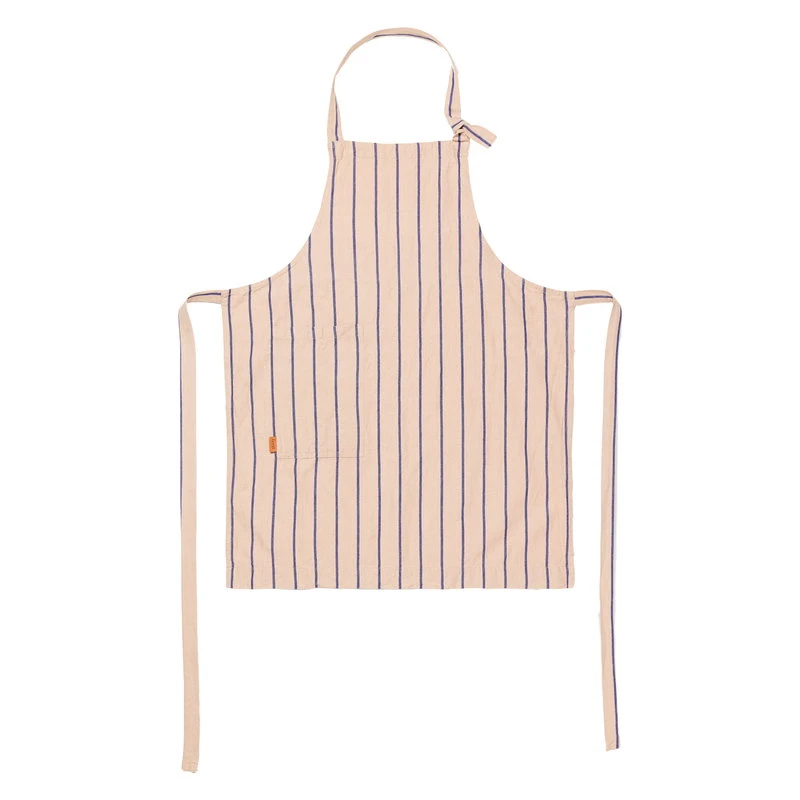 Ferm LIVING Hale Kids Apron, Rose - Bright Blue 3 Ferm LIVING Hale Kids Apron, Rose - Bright Blue