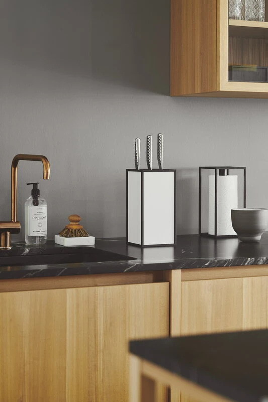 By Lassen K'Block Knife Holder/container, White 4 By Lassen K'Block Knife Holder/container, White - Image 2